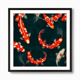 Koi Fish 111 Art Print