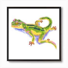 Gecko Lizard 03 Art Print