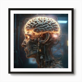 Human Brain 37 Art Print