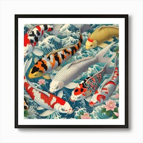 Koi Fish 16 Art Print