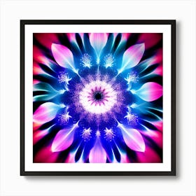 Psychedelic Flower 2 Art Print