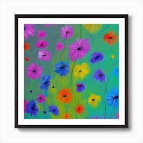 Dainty Flowers Art Print