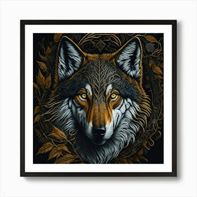 Celestial Canine Art Print