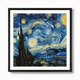 van gogh Starry Night Art Print