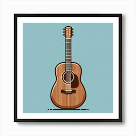 Acoustic Guitar 7 Art Print