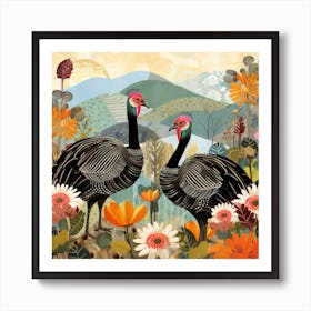 Bird In Nature Turkey 4 Art Print