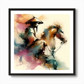 Creative Horse Beauty Illustration Nr 122 Art Print