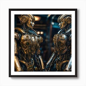 Humanoid Robots Art Print