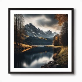 Autumn In The Alps 1 Art Print