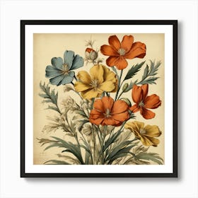 Flowers In A Vase Art Print