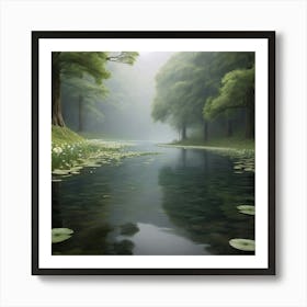 Lily Pond Art Print