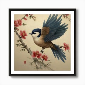 Chinese Bird 3 Art Print