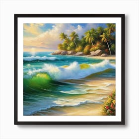 Ocean Waves 2 Art Print