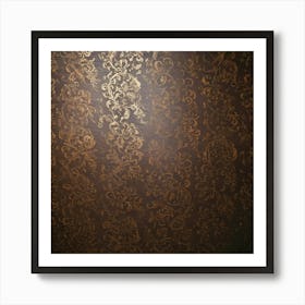 Photography Backdrop PVC brown painted pattern 12 Art Print