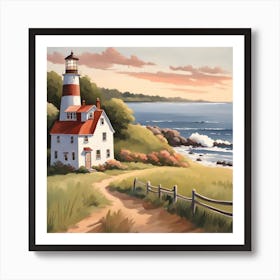 Lighthouse 8 Art Print