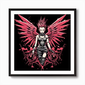 Angel Of Death Art Print