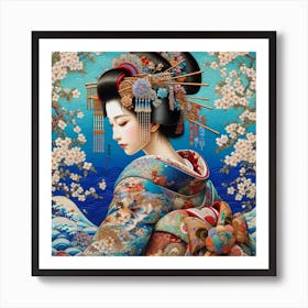 Geisha Art Print