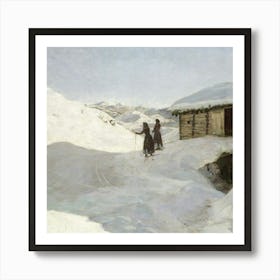 Winter Scene 8 Art Print