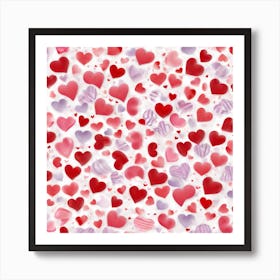 Valentine'S Day Background 2 Art Print