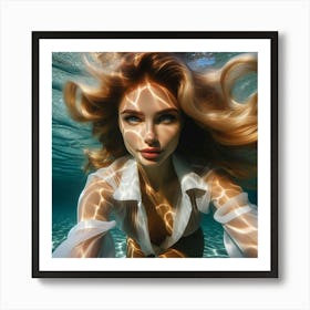 Underwater Beauty 2 Art Print