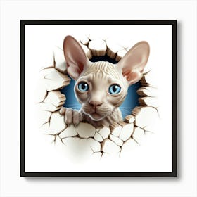 Sphynx Cat 5 Art Print