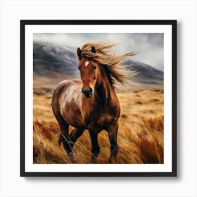 Horse In The Grass 3 Art Print