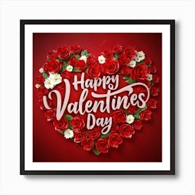 Happy Valentine's Day 6 Art Print