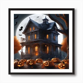 Haunted House 8 Art Print