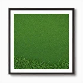 Green Grass Background 18 Art Print