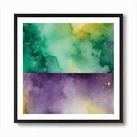 Watercolor Background - Watercolor Stock Videos & Royalty-Free Footage Art Print