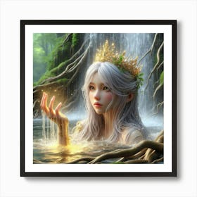 Water Girl Art Print