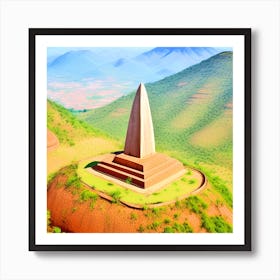 Egyptian Pyramid 41 Art Print