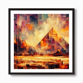 Egyptian Pyramids 5 Art Print