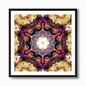 Psychedelic Mandala 94 Art Print