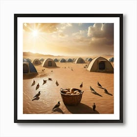 Desert Scene Art Print