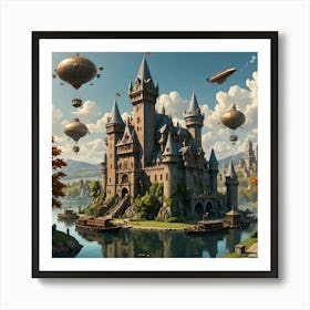 Castle In The Sky Art Print