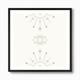 Tarot Square Art Print