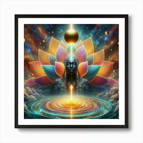 Lotus Flower 3 Art Print