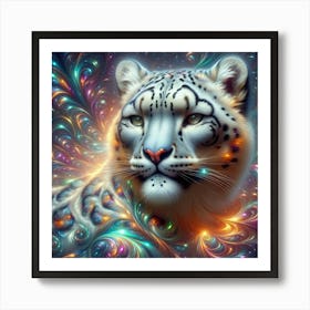 Snow Leopard 30 Art Print