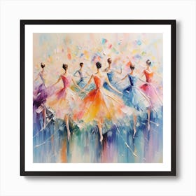 Ballerinas 4 Art Print