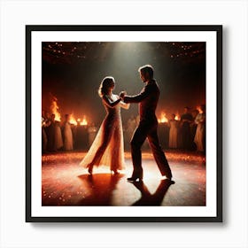 Dance Of The Flames 2 Art Print