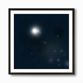 Starry Night Sky Art Print