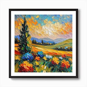 Landscape Painting Art Print