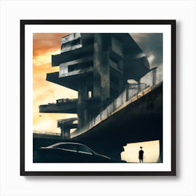 Futuristic City Art Print