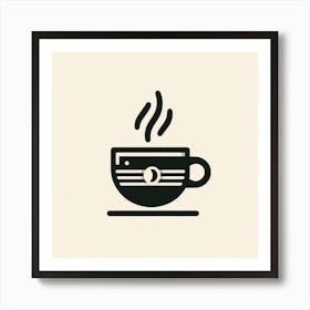 Coffee Cup Icon 6 Art Print