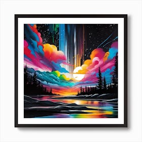 Rainbows In The Sky 1 Art Print