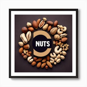 Nuts As A Logo (33) Art Print