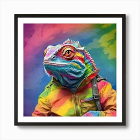 Chameleon 13 Art Print