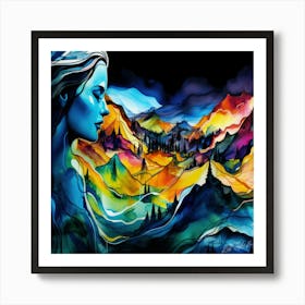 West Coast Beauty - Whistler BC Overlooked Art Print