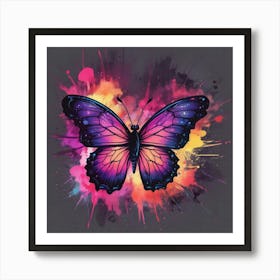 Butterfly Painting 264 Art Print